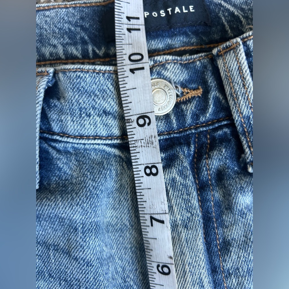 Aeropostale Distressed High Rise Flare Size 2R - Picture 8 of 9